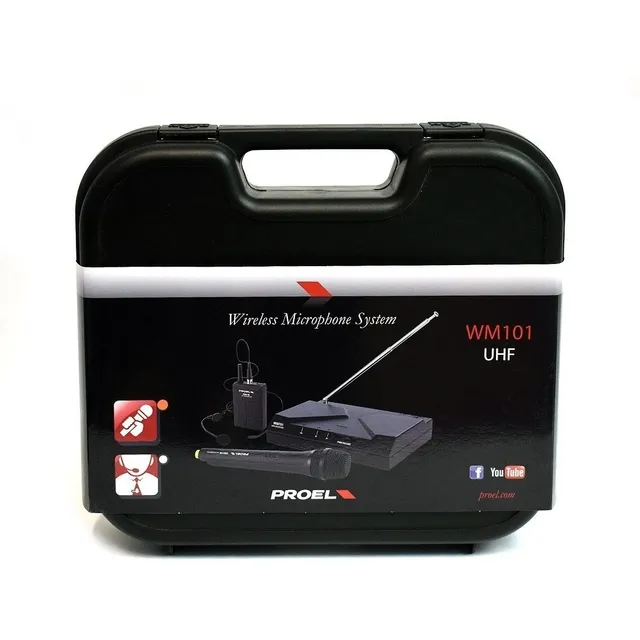 Micrófono Inalambrico Proel Wm101m Uhf /cardiode (2da)