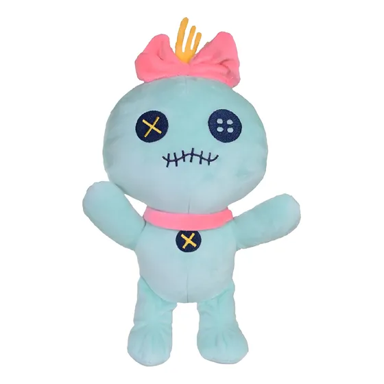 Peluche Muñeca De Trapo Lín. Stitch 20 Cm Orig. Phi Phi Toys Color Verde Agua
