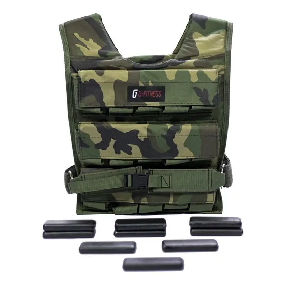 Chaleco Con Peso Regulable 15kg Fitness Entrenamiento 