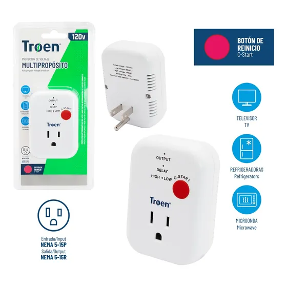 Protector Regulador Voltaje 120v