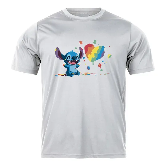 Camiseta Stitch Style Cartoon Filme Animação Lgbt Geek 