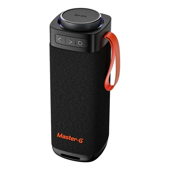 Parlante Bluetooth 5.3 2,5 X2 Ipx5 30w Aprueba De Agua Tw Mggyrosplus Master-g Color Negro