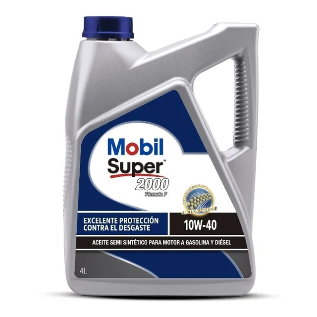 Aceite para motor Mobil semi-sintético 10W-40 para autos, pickups & suv de 1 unidad x 4L