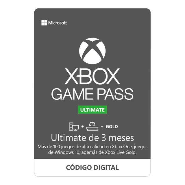 Xbox Game Pass Ultimate 3 Meses Codigo Digital Oferta