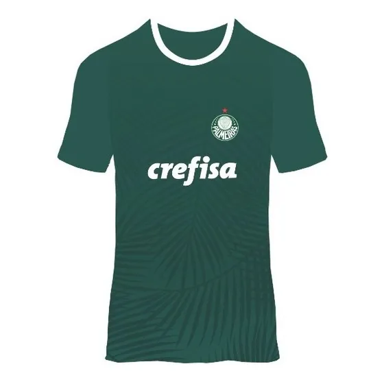 Camiseta De Time Palmeiras 2021 Seu Nome E Número Infantil