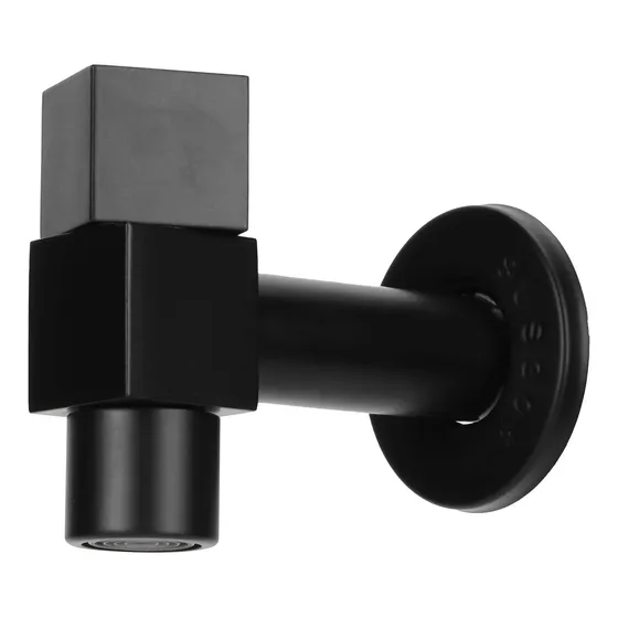 Ftvogue Grifo Fregadero Fregona Fria Individual Negro Agua
