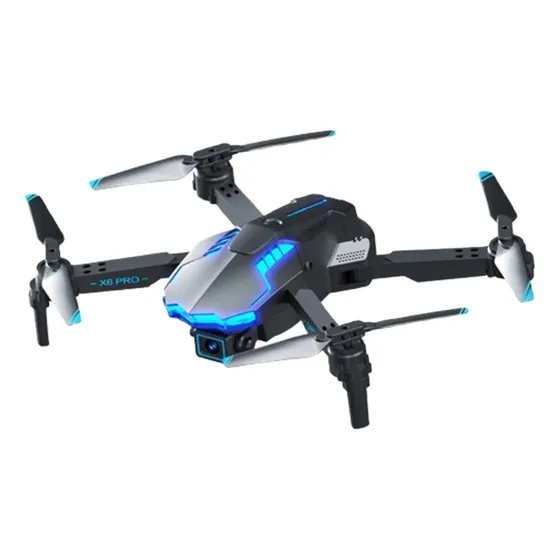 Drone X6 Pro Câmera Evitar Obstáculos 1 Bateria + Óculos Vr
