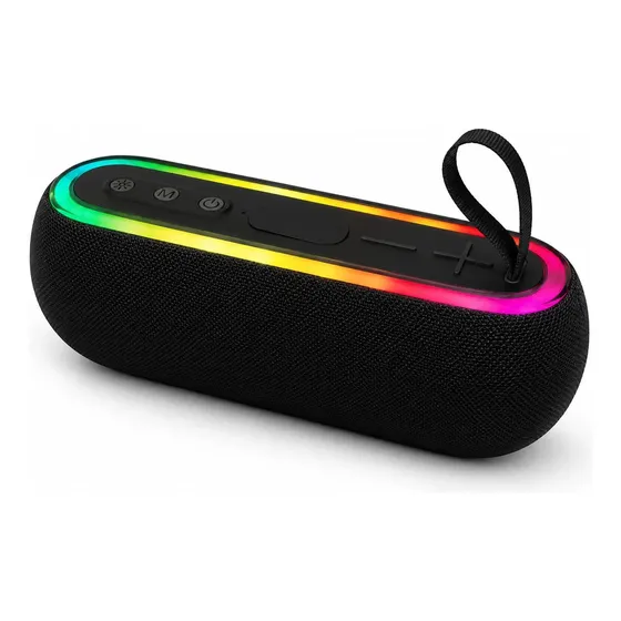 Parlante Portátil Bluetooth Bts-2192 Rgb 10w Diseño Elegante