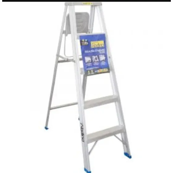 Escalera De Aluminio Tipo Tijera De 5 Y 8 Tramos Aladino