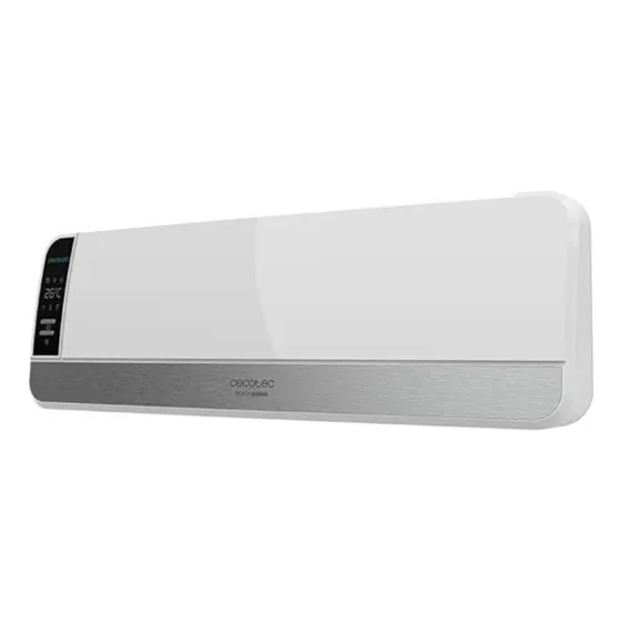 Calefactor De Pared 2000w 20m2 Control Remoto Y Temporizador
