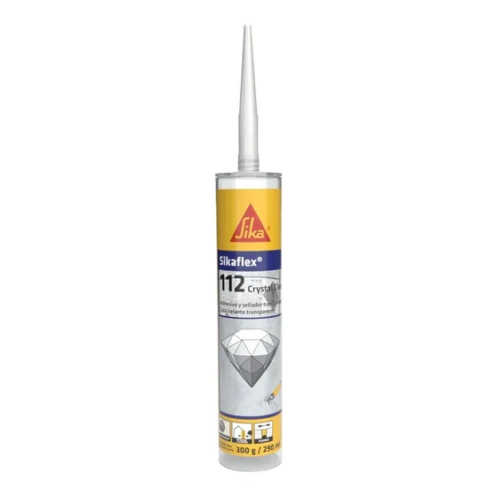 Sikaflex-112 Crystal Clear Sellador Y Adhesivo Transp 290ml
