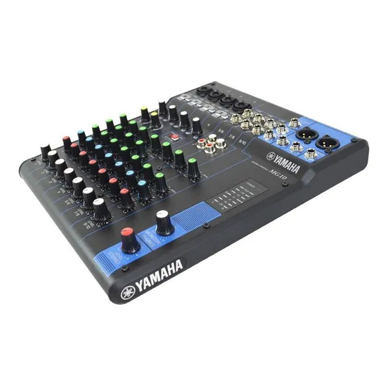 Mesa De Som 10 Canais Yamaha Mg10