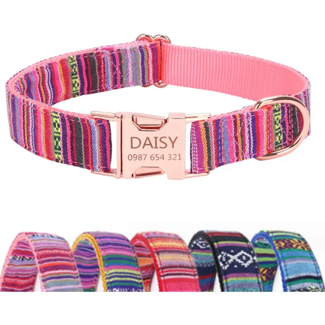 Collares De Perro Personalizados Con Nombre, Grabado