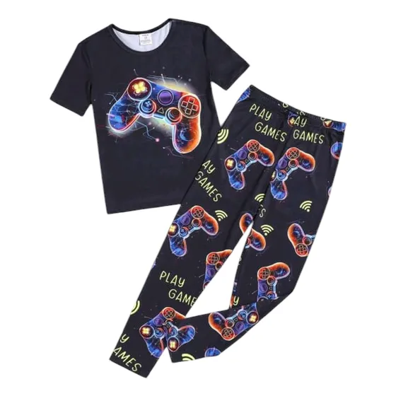 Pijama Para Niños Modelos Video Juegos Talla 8 Y 6