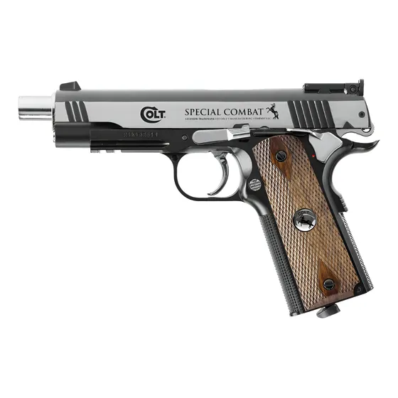 Pistola Umarex! Colt Special Combat! 4,5mm! Corredera Móvil!