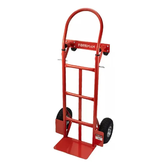 Diablito Carga 400kg Plataforma Ruedas Neumáticas Carrito