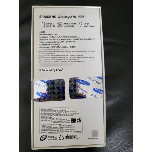 Samsung Galaxy A70 128 Gb Negro 6 Gb Ram