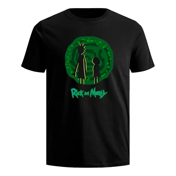 Playera Rick And Morty Serie Volver Al Futuro Pelicula 