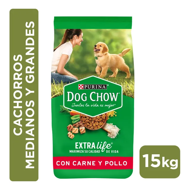 Dog Chow® Cachorros Medianos Y Grandes 15kg