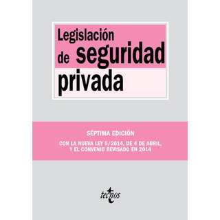 Legislaciãâ³n De Seguridad Privada, De Editorial Tecnos. Editorial Tecnos, Tapa Blanda En Español Legislaciãâ³n De Seguridad Privada, De Editorial Tecnos. Editorial Tecnos, Tapa Blanda En Español