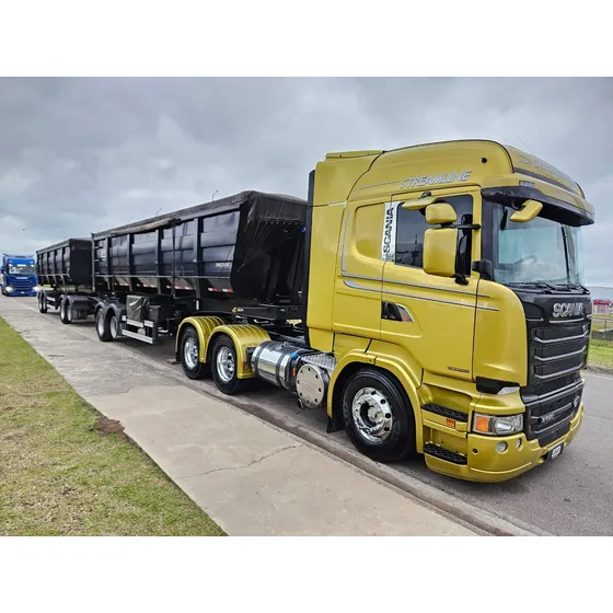 Scania R620 Retarder V8 + Rodocaçamba Facchini 2022 35m3 S/p
