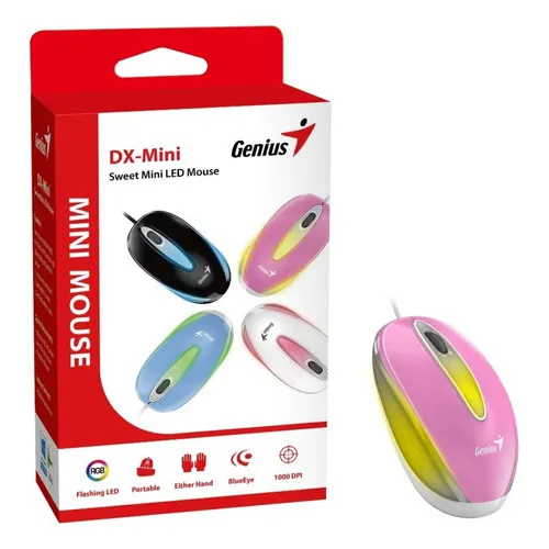 Mouse Genius Dx-mini Led Azul Rgb