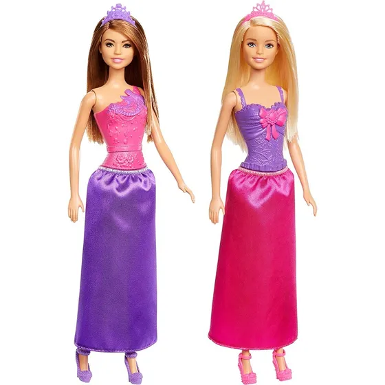 2barbie Princesa Rubia Y Castaña Nuevas Originales Y En Caja