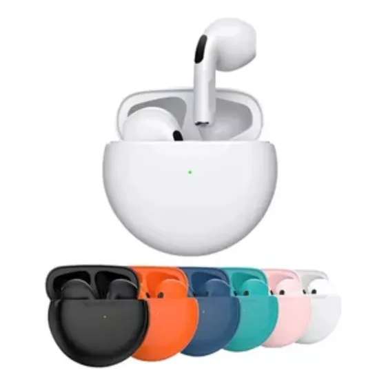 Audifonos Inalambricos Bluetooth 6 Pro Recargables Wireless