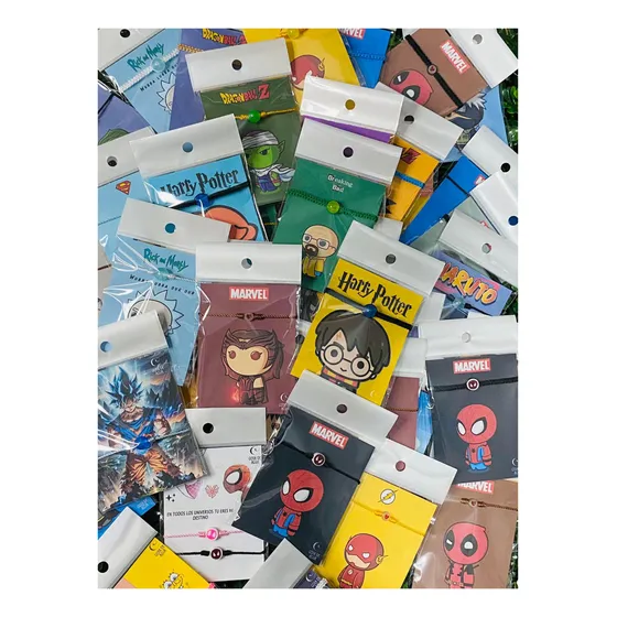 100 Pulseras Mayoreo Personajes Aleatorios Para Revender