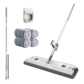 Trapeador De Antibacterial Spin 360°mágico Mop Con4repuestos Trapeador De Antibacterial Spin 360°mágico Mop Con4repuestos
