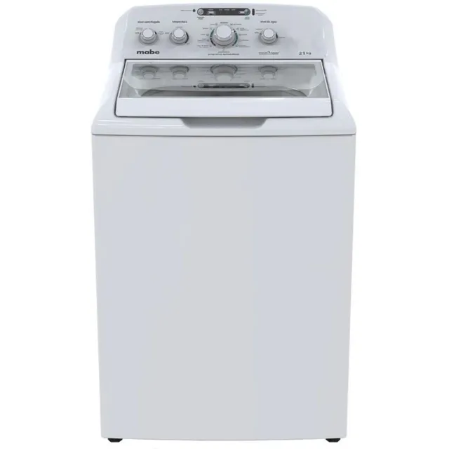 Lavadora Automática Mabe 21kg Aqua Saver Green Color Blanco