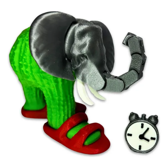 Muñeco Meme Lirili Larila Elefante Lirilirilila 3d