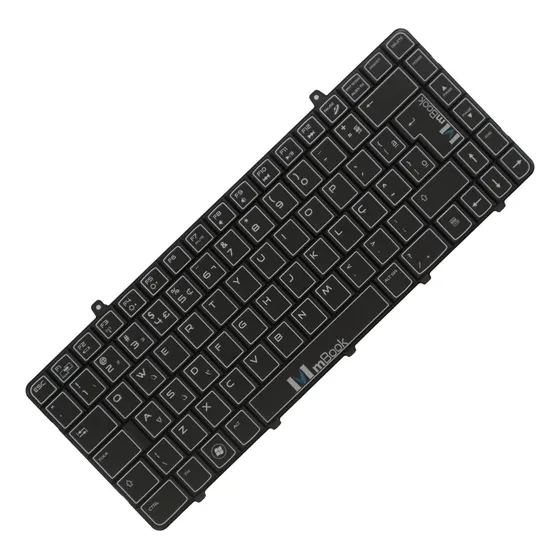 Teclado P/ Dell Alienware M11x R2 R3 C/ Iluminação Cor Conforme Imagens Do Anúncio Idioma