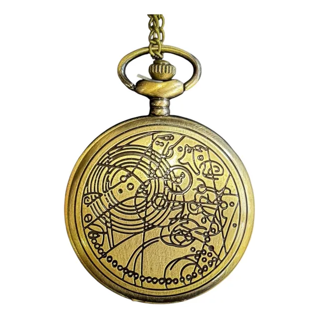 Relógio Bolso Doctor Who Série Classico Vintage Estilo Retrô