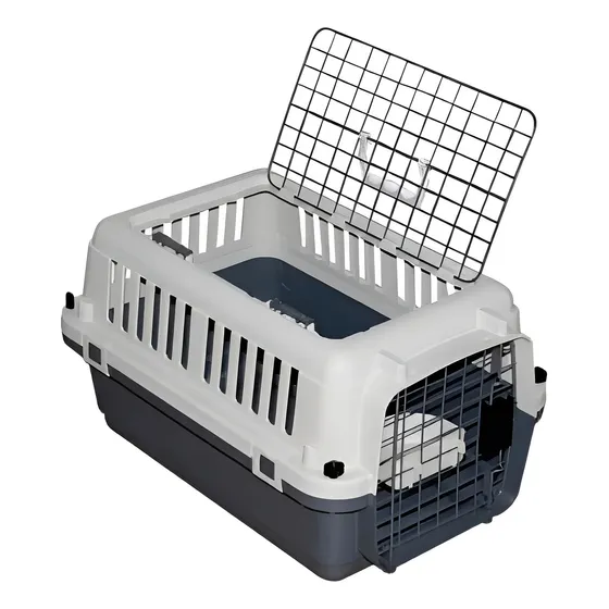Sunny Spc 602 Transportadora Para Perro 2 Puertas Color Gris Oscuro