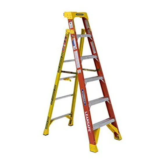 Escalera De Fibra De Vidrio Werner L6206 Tipo Ia, 5 Peldaños