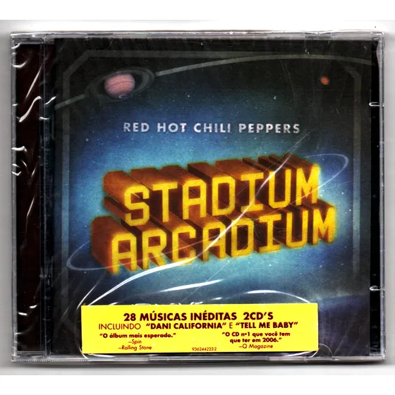 Cd Red Hot Chili Peppers stadium Arcadium (2cd's/lacrado)