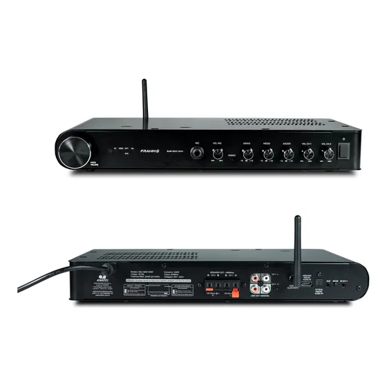 Amplificador Profissional Hdmi Bluetooth Usb 240w 2 Entradas