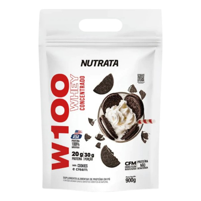 Whey Protein Nutrata 900g - 21g Proteína - 100% Concentrado Whey Protein Nutrata 900g - 21g Proteína - 100% Concentrado
