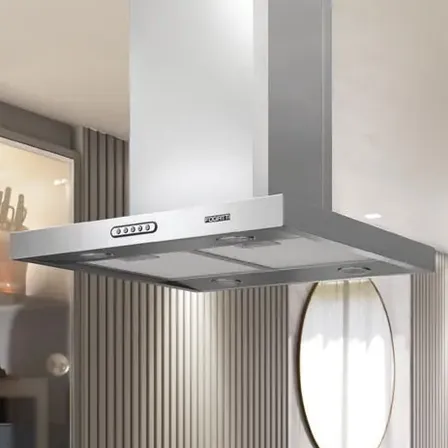 Coifa Ilha 60cm Retangular Fogatti Inox
