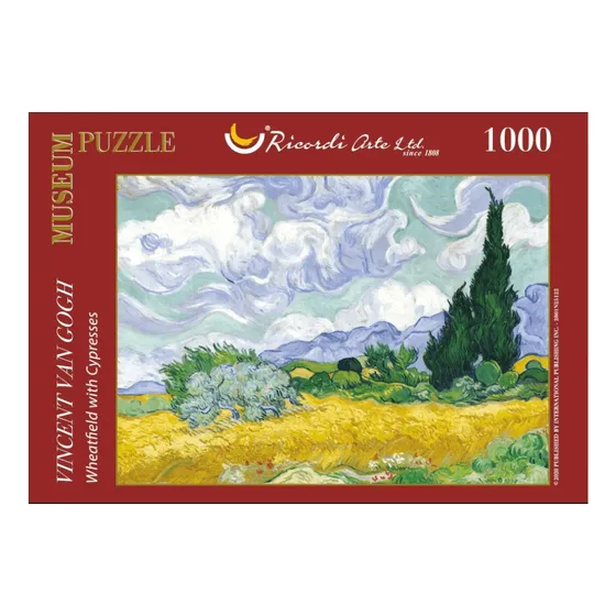 Campos De Trigo Cipreses, Van Gogh  1000 Piezas  Ricordi
