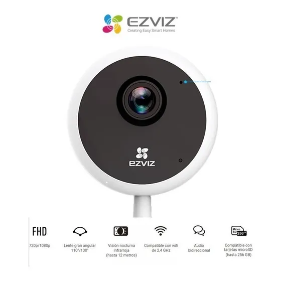 Camara Para Interior Ip 1080p Wifi / Cs-c1c-f0-1e2wf / Ezviz