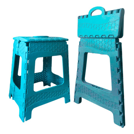 Banco Dobrável Parque Plástico Resistente Multiuso Banqueta Acabamento Da Estrutura Lacado Cor Azul Banco Dobrável Parque Plástico Resistente Multiuso Banqueta Acabamento Da Estrutura Lacado Cor Azul