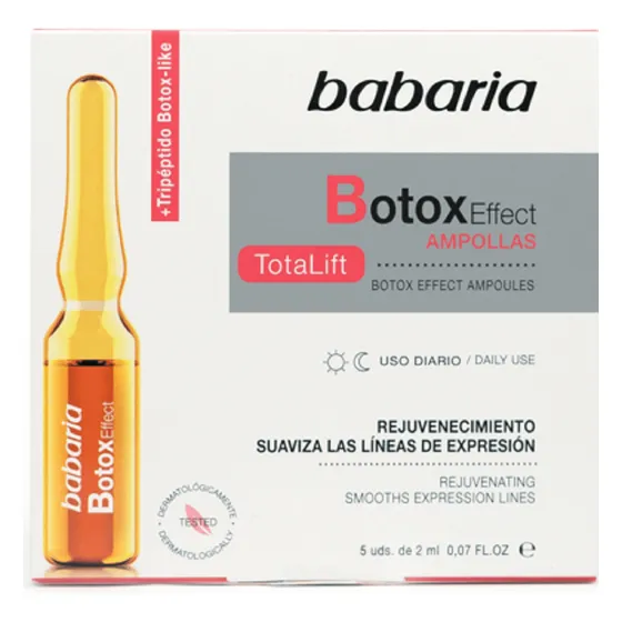Ampolletas Babaria Botox Effect X 2ml X 5und