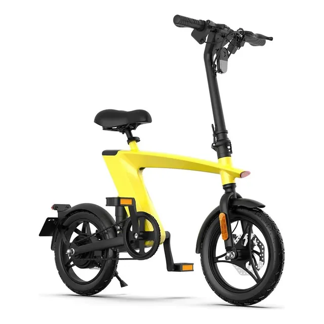 Bicicleta Eléctrica G-bike H1 Max Plegable 400w  Negro/amarillo