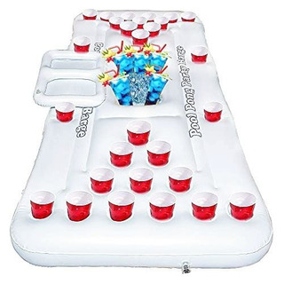 Inflable De Juego Pong De 6 Pies Para Adultos Color Blanco Inflable De Juego Pong De 6 Pies Para Adultos Color Blanco