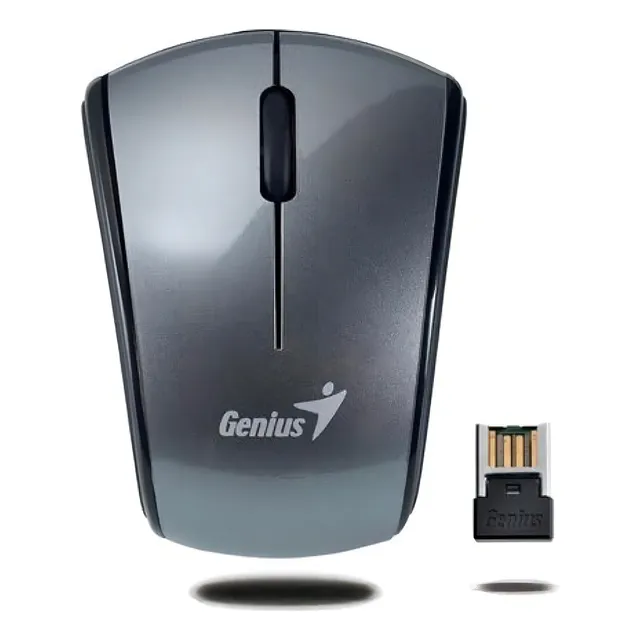 Mouse mini inalámbrico Genius Micro Traveler 900S gris