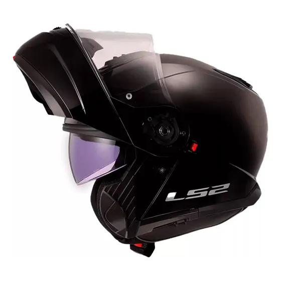Casco Ls2 Rebatible 908 Strobe 2 Solid Dob Visor Devotobikes