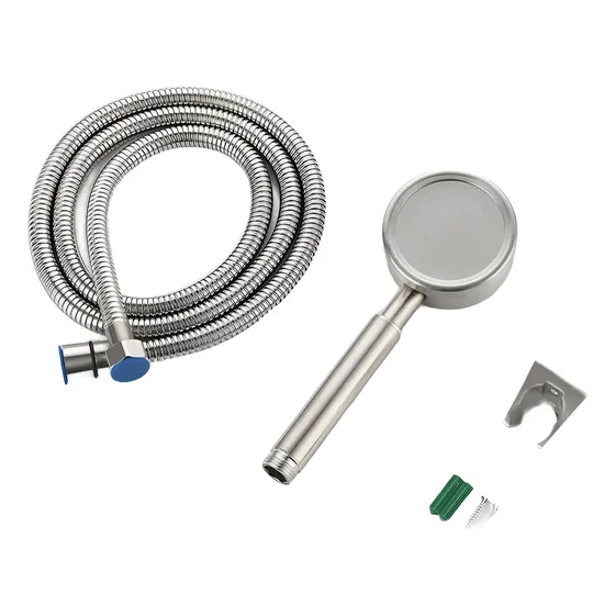 Repuesto Teléfono ,acero Inox C/manguera Y Soporte Deco