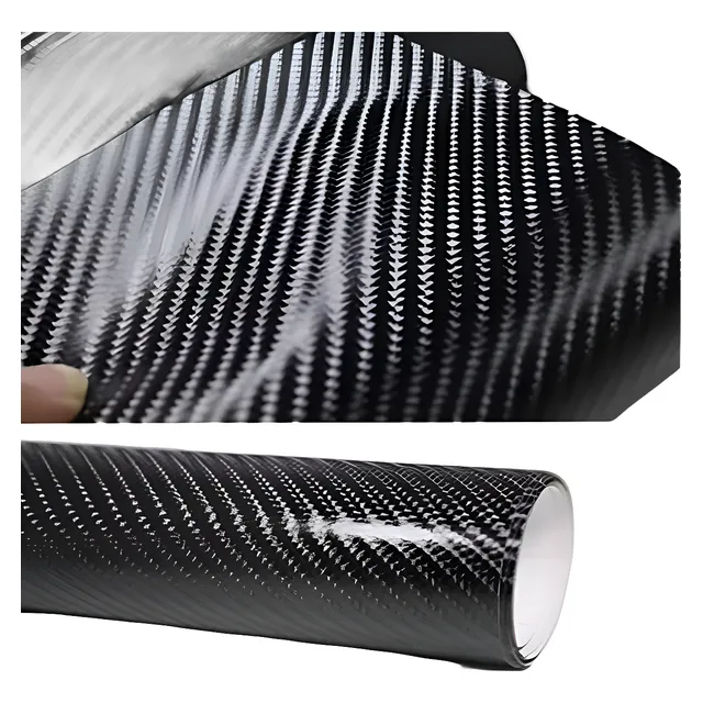 Vinil Fibra De Carbono 4d Texturizado Con Drenaje De Aire